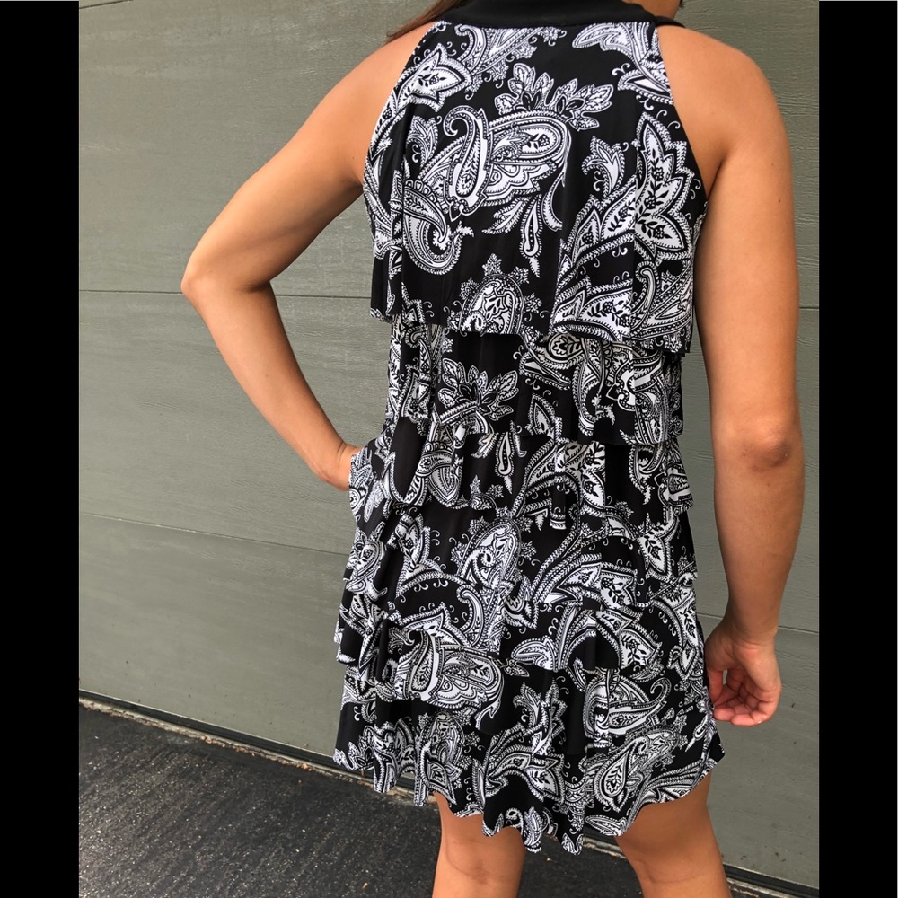 Black and white dress